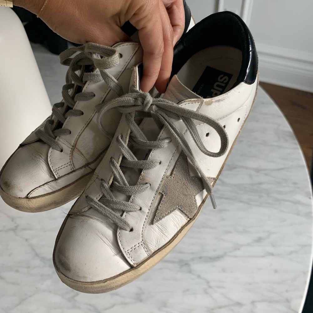 Golden Goose white/grey/black Sneakers Size 37